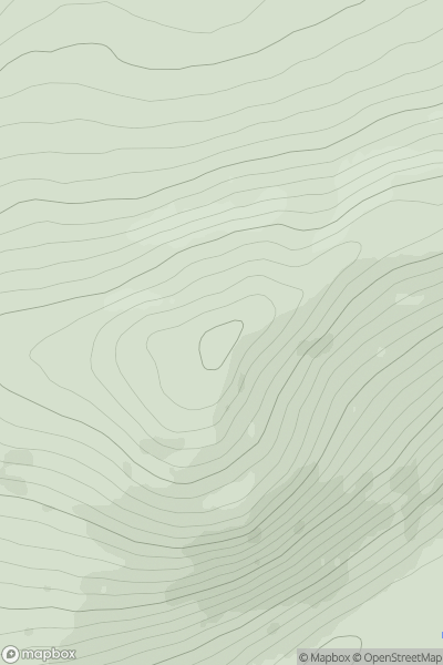 Thumbnail image for Creag Ruadh [Loch Ericht to Glen Tromie & Glen Garry] showing contour plot for surrounding peak